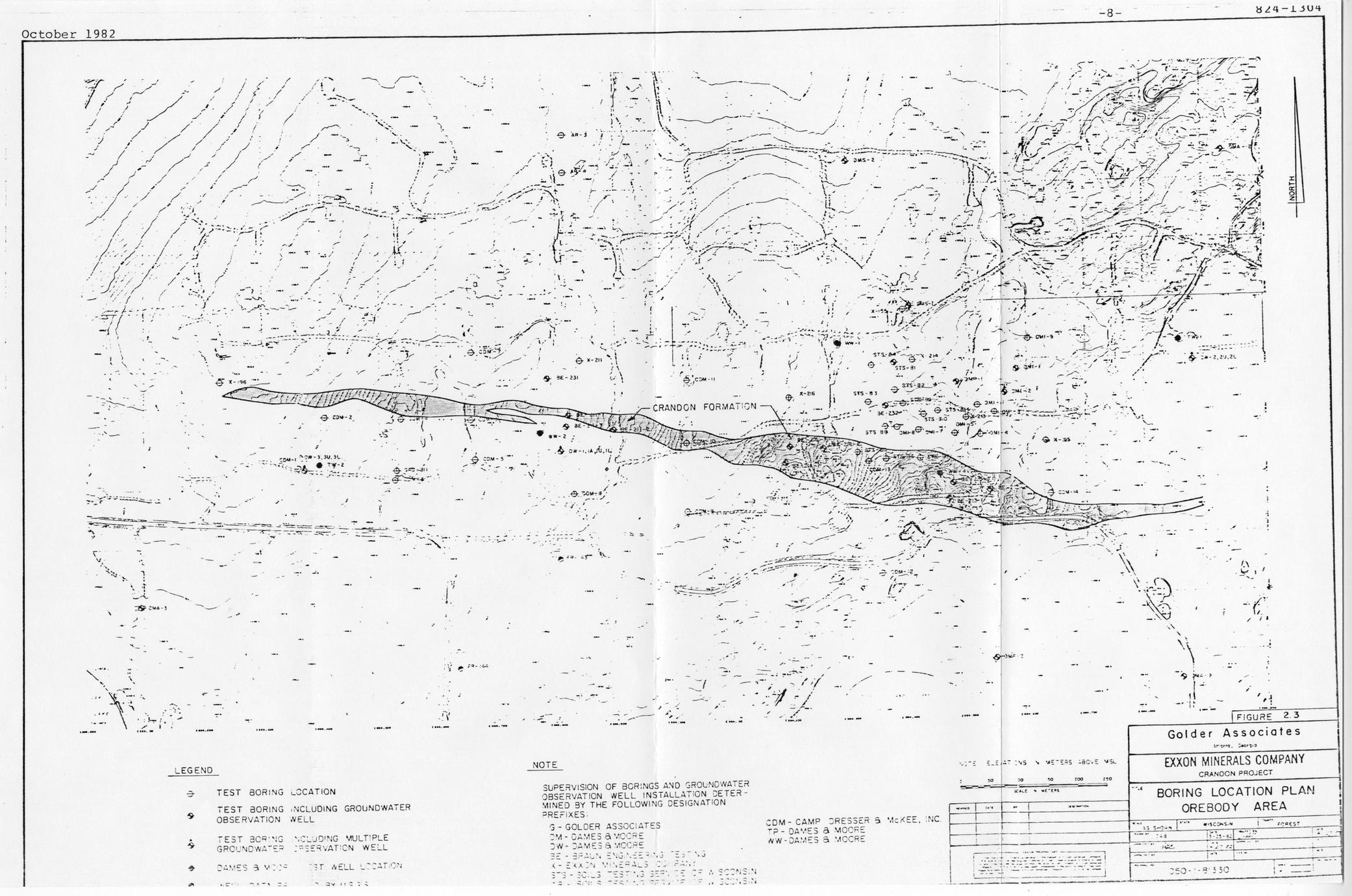 [Crandon Project waste disposal system project report 13] Full view