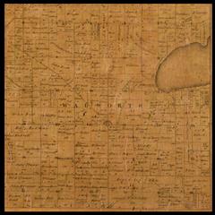 Walworth Township plat map, 1857