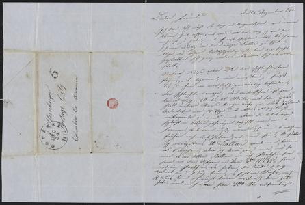 [Letter from Anton Klenert to Jakob Sternberger, December 25, 1852]