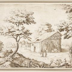 A Landscape with Figures and Buildings