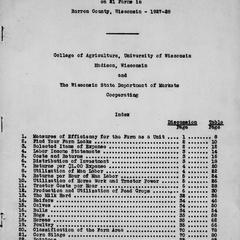 Detailed cost of production study on 21 farms in Barron County, Wisconsin 1927-28