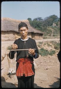 Hmong (Meo) weighing opium