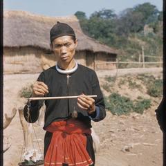 Hmong (Meo) weighing opium