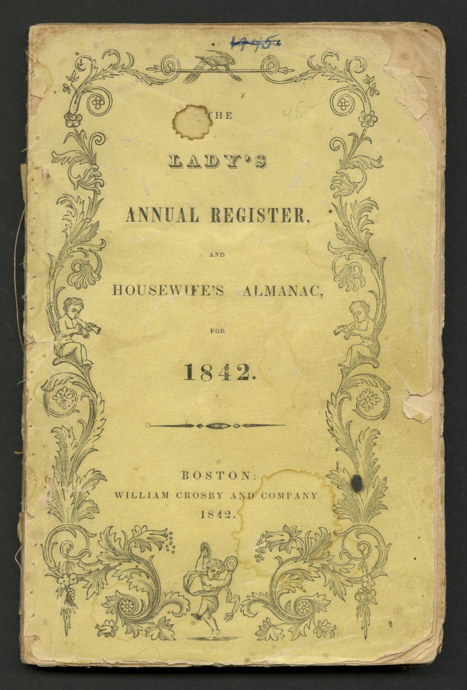 The Lady's annual register, and housewife's almanac, for 1842