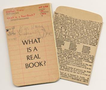 What is a real book?