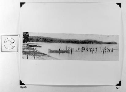 Picnic Point Bathing Party, ca. 1899