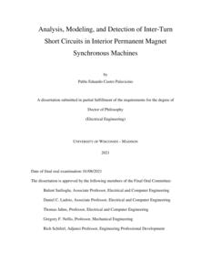 Analysis, Modeling, and Detection of Inter-Turn Short Circuits in Interior Permanent Magnet Synchronous Machines