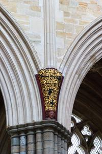 Exeter Cathedral interior nave arcade spandrels