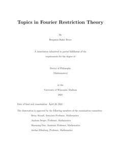 Topics in Fourier Restriction Theory