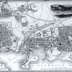 Map of Plymouth, England