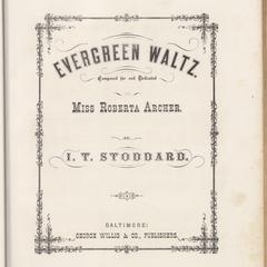 Evergreen waltz