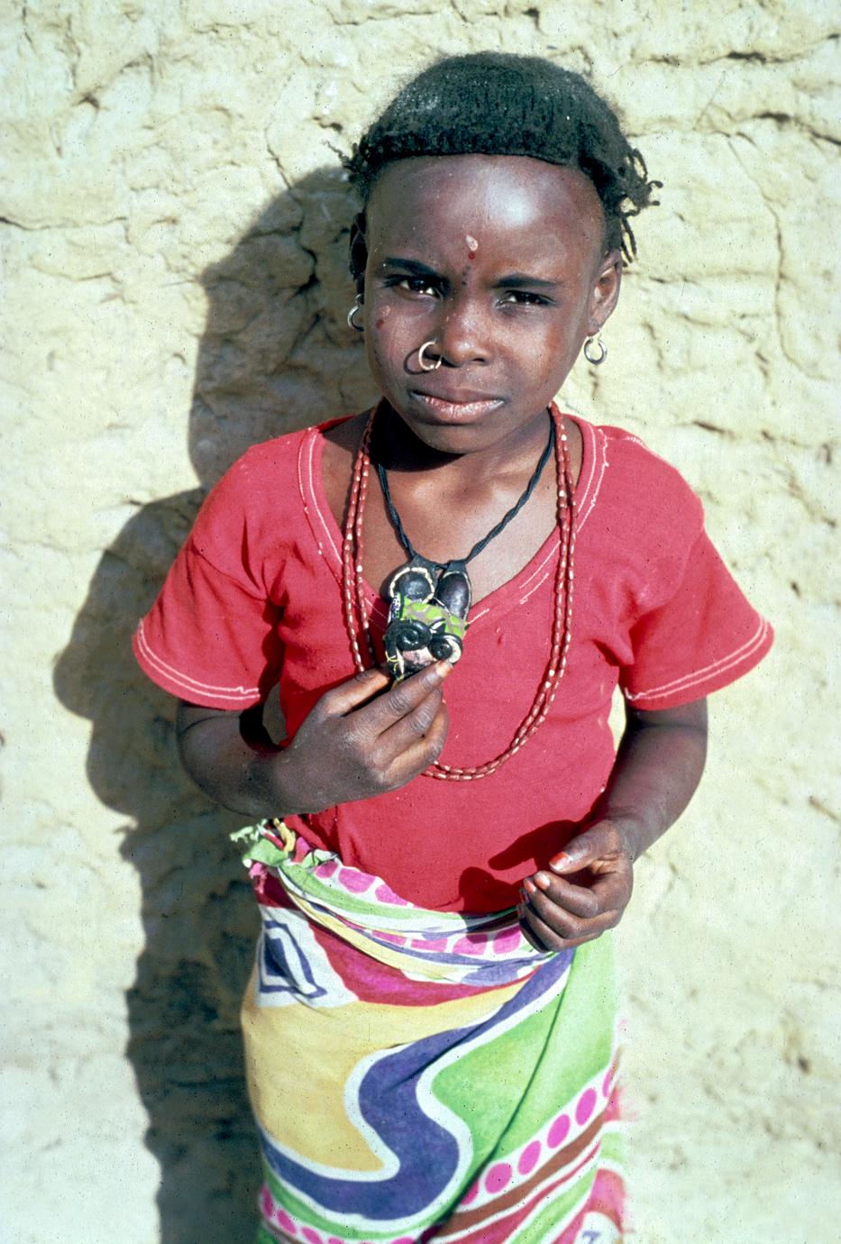 Kanuri Girl with Special Hairstyle - UWDC - UW-Madison Libraries