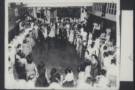 Men and women dancing