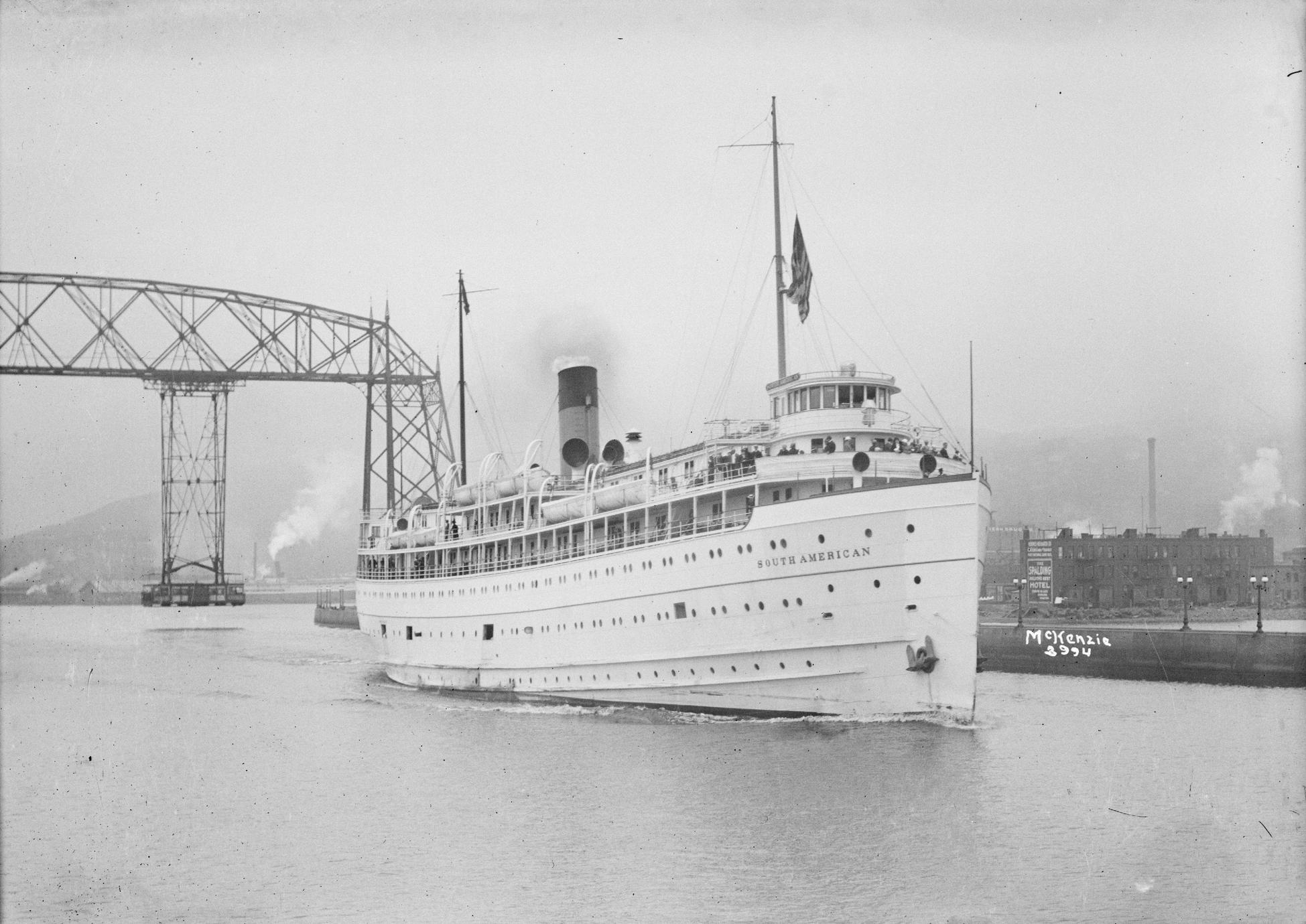 ‎The South American in the Duluth Ship Canal UWDC UWMadison Libraries