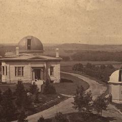 Washburn Observatory and surrounding landscape