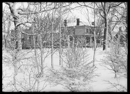 Z. G. Simmons residence - snow in January
