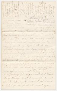 Mary Pease Brainerd letters, 1875-1882