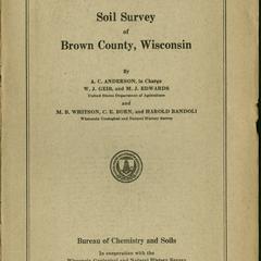 Soil survey of Brown County, Wisconsin