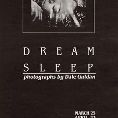 Dream sleep : Dale Guldan exhibit poster