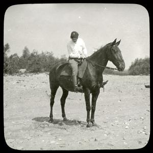 C. Wilkin Beemer on horse
