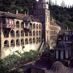 Zographou monastery catholicon and kellia