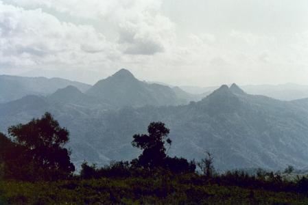 Mountainous region and the White Lahu (Lahu Hpu) villages in Houa Khong Province