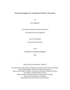 Dancing Pedagogy: Re-Imagining the Body in Education