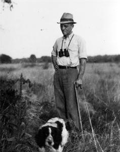 Aldo Leopold and dog Flick