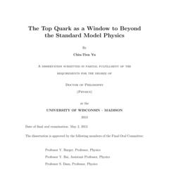 The Top Quark as a Window to Beyond the Standard Model Physics
