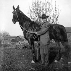 Walker Whitley with his horse