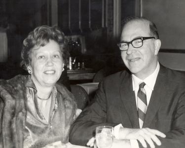 Frederic E. and Mary Ellen (Reynolds) Mohs at the Palmer House Hotel.