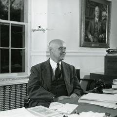 Mark H. Ingraham at desk