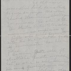 [Letter from Chas Sternberger to Agnes Sternberger Husting, September 1923]