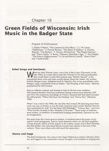 Green fields of Wisconsin : Irish music in the Badger State (1 of 3)