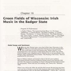 Green fields of Wisconsin : Irish music in the Badger State