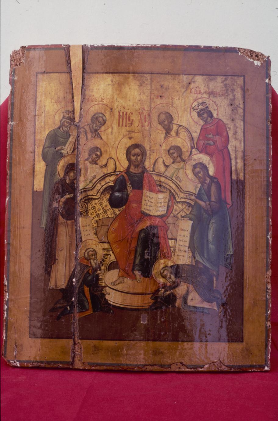 Icon of Christ Enthroned at the Prophet Elias Skete