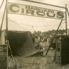 Barnyard circus entrance