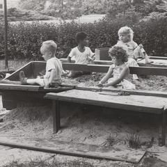 Children playing in sandbox