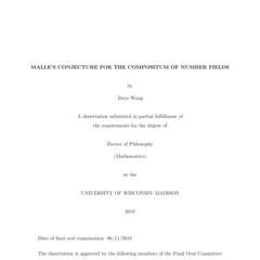 Malle's Conjecture for the Compositum of Number Fields