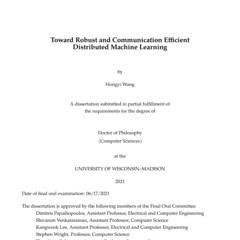 Toward Robust and Communication Efficient Distributed Machine Learning