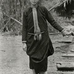 Lanten woman in traditional dress in Houa Khong Province