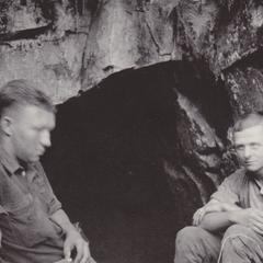 Maxcy and Rettger at a Rib Hill tunnel