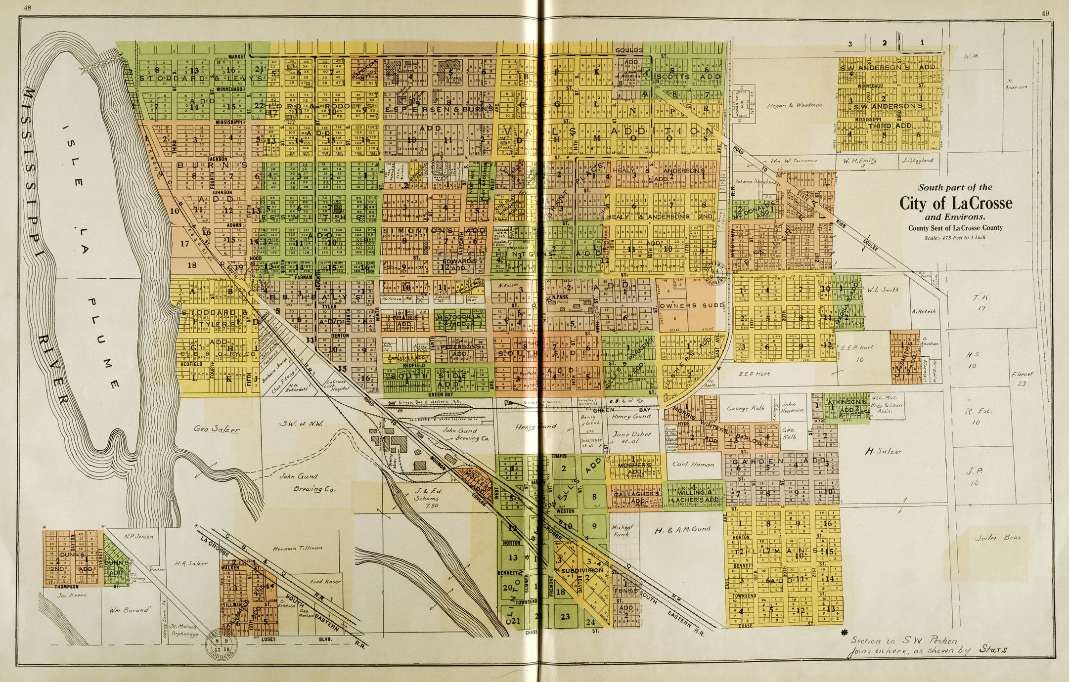 Atlas of La Crosse County, Wisconsin - Full view - UWDC - UW-Madison ...