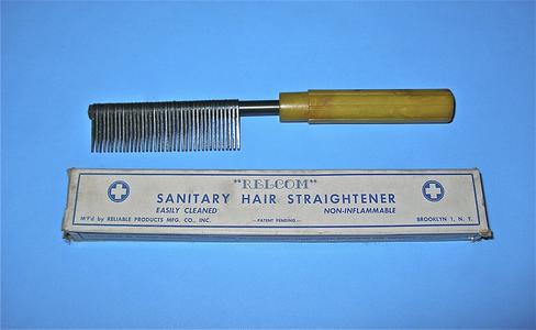 Sanitary hair straightener