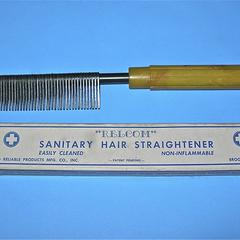 Sanitary hair straightener