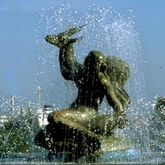 Gazelle Fountain (Italian Period) on the Sharia al-Fatah in Tripoli