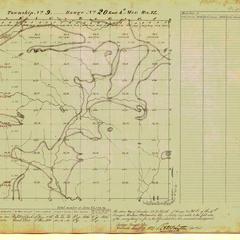 [Public Land Survey System map: Wisconsin Township 09 North, Range 20 East]