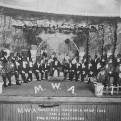 Modern Woodmen of America Minstrel Cocobola Camp 1308 February 9, 1912.