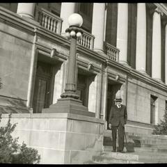 John C. Slater on Court House south steps