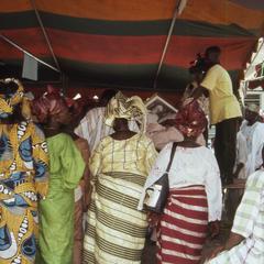 Dancing at Makinwa funeral